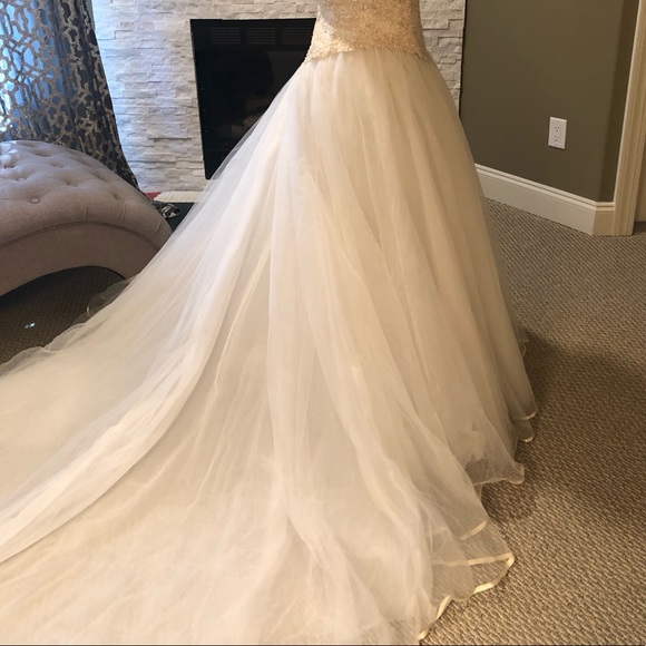 House of Bianchi Dresses House Of Bianchi Ivory Ball Gown Wedding Dress Poshmark